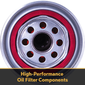 high performance oil filter components