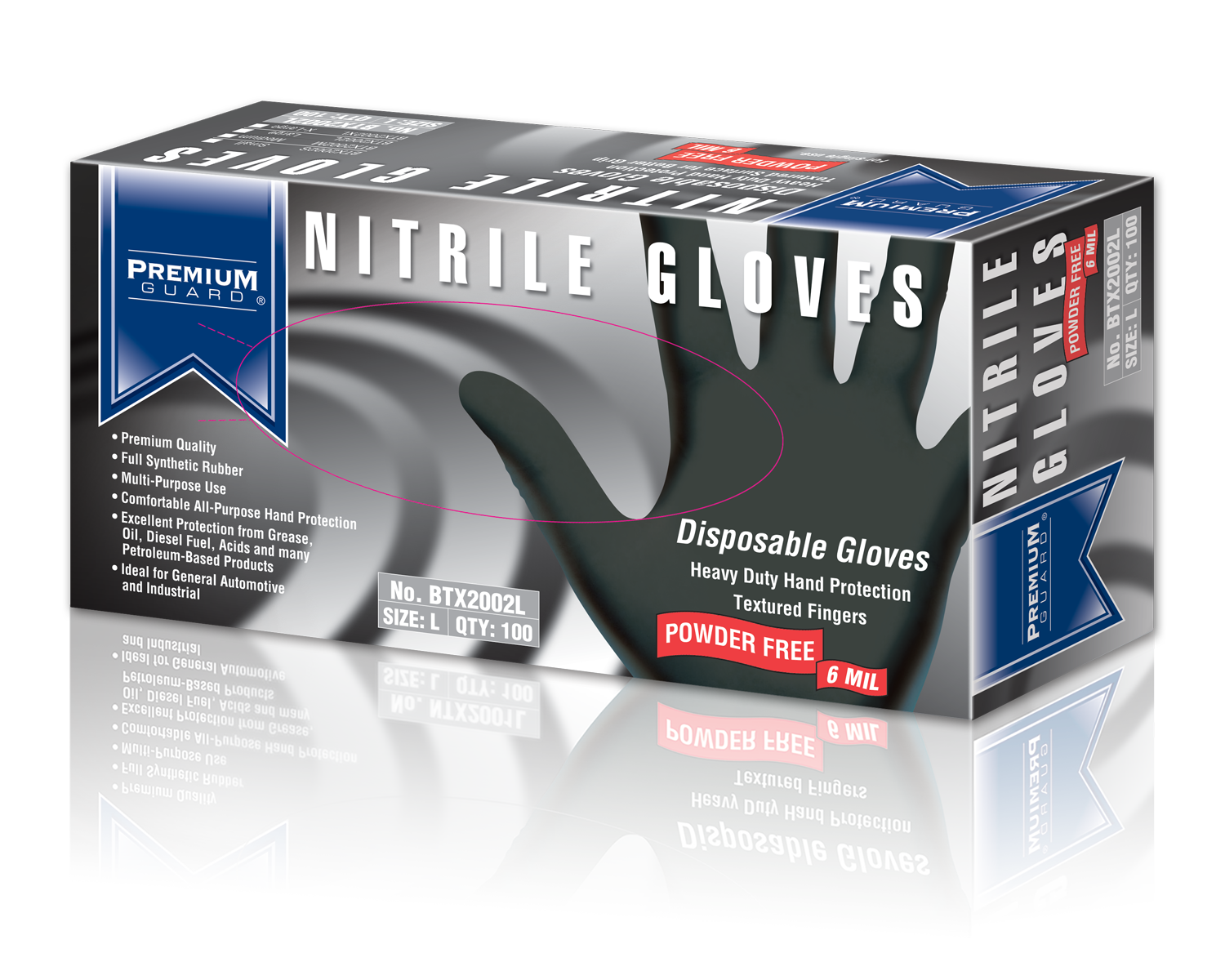 Nitrile Gloves Black