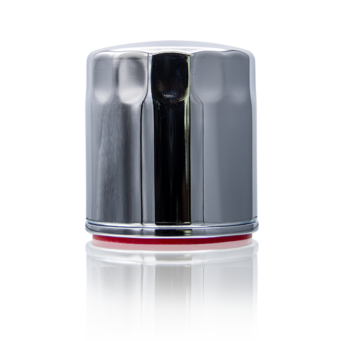 5micron harley-davidson chrome oil filter canister