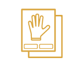 Glove Icon Gold